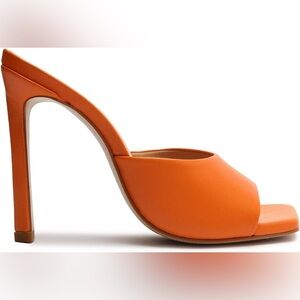 SCHUTZ Orange High Heel Sandals